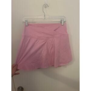 Pink athletic skirt